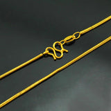 European Woman Party Gift Real 18KT Chain Necklace