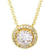 925 Silver Necklace Sparkle Timeless Heart Forever Collier