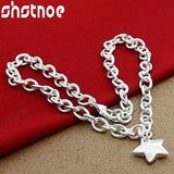 925 Sterling Silver Star Pendant Necklace for Women