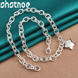 925 Sterling Silver Star Pendant Necklace for Women