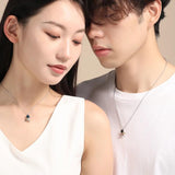 S925 Astronaut Star Moon Couple Necklaces Gift