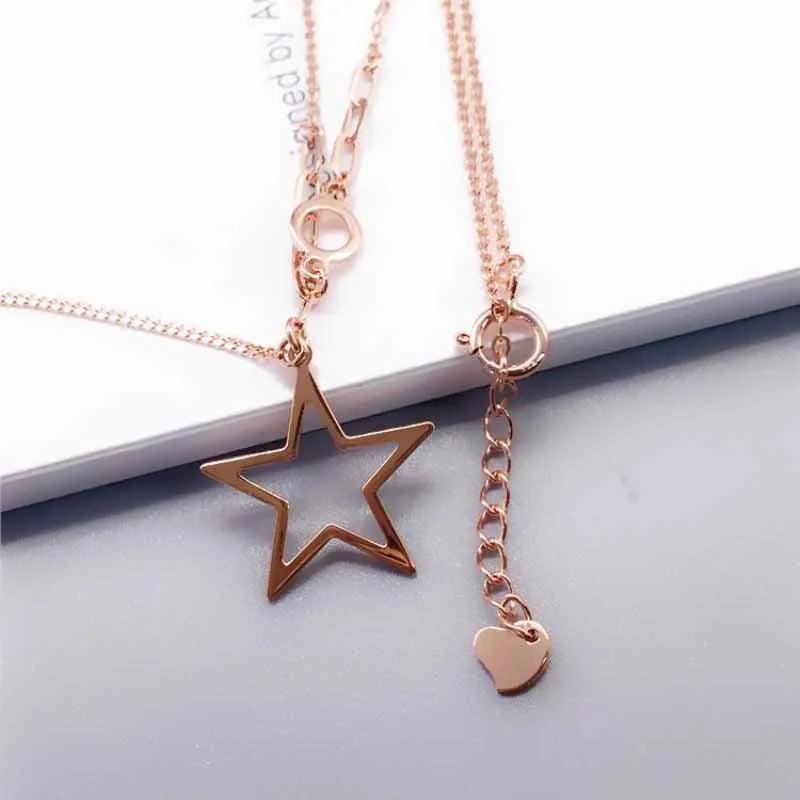 Purple Tassel Pendant Chain Star Necklace for Girlfriend