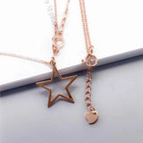 Purple Tassel Pendant Chain Star Necklace for Girlfriend