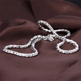 925 Silver 5mm Snake Chain Necklace 20 Inches Glamour Gift