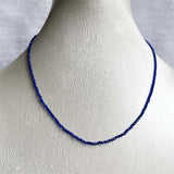2MM Clear Sapphire Spinel Necklace Faceted Jewelry Healing Power Stone