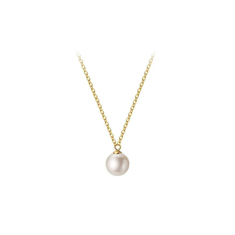 925 Sterling Silver Pearl Choker Necklace for Women Fine Jewelry