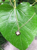 Natural Shell Choker Flowers Necklace 14K Pendant Women Wedding