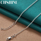 925 Silver Stethoscope Heartbeat Necklace for Women