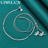 925 Silver Dragonfly Necklace for Women