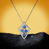 Butterfly Pendant Zircon Necklace Clavicle Chain