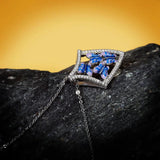 Butterfly Pendant Zircon Necklace Clavicle Chain