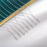 S925 Sterling Silver Snake Chain Necklace For Women