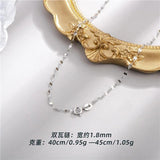 S925 Sterling Silver Snake Chain Necklace For Women