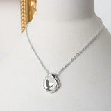 QUEENKISS NC6100 Irregular 18KT Pendant Necklace