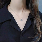 QUEENKISS NC6100 Irregular 18KT Pendant Necklace