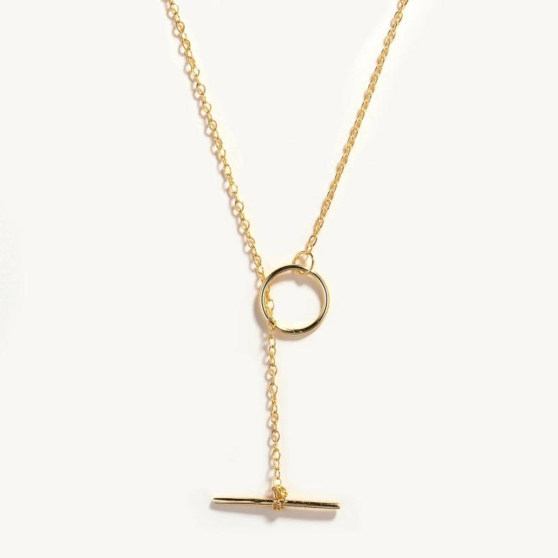 925 Silver Initial Round Choker Necklace for Women