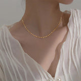 TrustDavis 925 Silver Sweet Clavicle Necklace For Women Wedding Birthday Gift