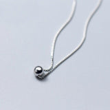 925 Silver Beads Pendant Necklace for Women