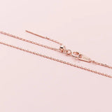 925 Silver Bead Cross Chain Choker Necklace DIY Jewelry