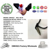 Silver Bullet Pendant Necklace for Women, Wedding Gift
