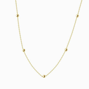 925 Sterling Silver Rose Beads Chocker Necklace for Women
