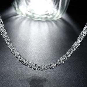 Men's 925 Silver Dragon Chain Necklace