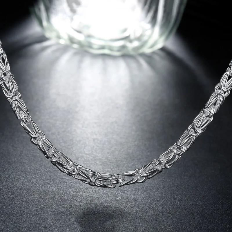 Men's 925 Silver Dragon Chain Necklace