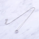 925 Silver Zircon Evil Eye Necklace for Women