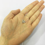 925 Silver Hollow Triangle Necklaces For Women Pendant Jewelry