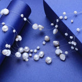 Baroque Pearl Choker Necklace for Women - Wedding Party Jewelry