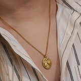 Christmas Jewelry Stainless Steel Romantic Heart Pinkie Promise Necklace