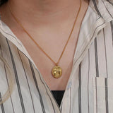 Christmas Jewelry Stainless Steel Romantic Heart Pinkie Promise Necklace