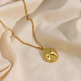 Christmas Jewelry Stainless Steel Romantic Heart Pinkie Promise Necklace