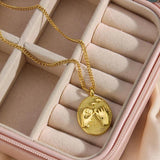 Christmas Jewelry Stainless Steel Romantic Heart Pinkie Promise Necklace