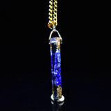 Ethnic Lapis Lazuli Ogan Chakras Pendant Necklace for Yoga
