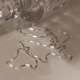 925 Silver Cylinder Chain Choker Necklace Flash Minimalist Clavicle Office Jewel