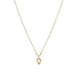 Alien Stone 925 Silver Necklace Zirconia Chain Punk Jewelry
