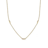 925 Silver Zirconia Chain Necklaces For Women Wedding
