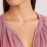 925 Silver Zirconia Chain Necklaces For Women Wedding