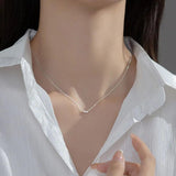 925 Silver 18k Choker Necklace Women Classic Jewelry