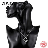 925 Silver Leaf Necklace Chain for Women Wedding Jewelry