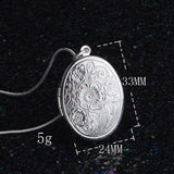 Sterling Silver Egg-Shaped Pendant Necklace 1mm Snake Chain Charm Jewelry