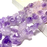 Raw Amethyst Cluster Gemstone Beads for Jewelry Making