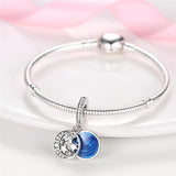Charm Beads for Bracelet Bangle Star Moon Galaxy DIY Jewelry