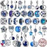 Charm Beads for Bracelet Bangle Star Moon Galaxy DIY Jewelry