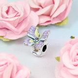 Cactus Vase Rainbow Flower Beads for Silver 925 Bracelet