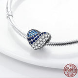925 Silver Infinity Love Mum Heart Dangle Charm Bracelet Jewelry