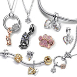 Silver 925 Light Bulb Charms for Bracelet Bead Jewelry Making