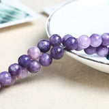Lepidolite Stone Beads Round Spacer Beads 4-12mm