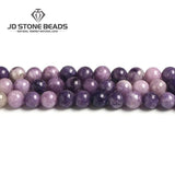 Lepidolite Stone Beads Round Spacer Beads 4-12mm